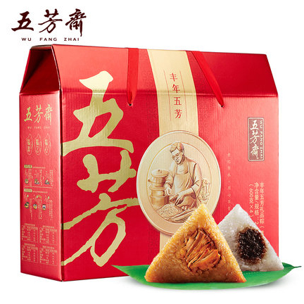 丰年五芳礼盒粽2400克